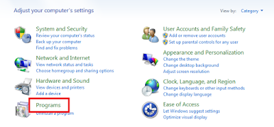 Cara Menonaktifkan Internet Explore di Windows 7 
