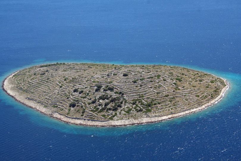 A Giant Fingerprint Island of Croatia