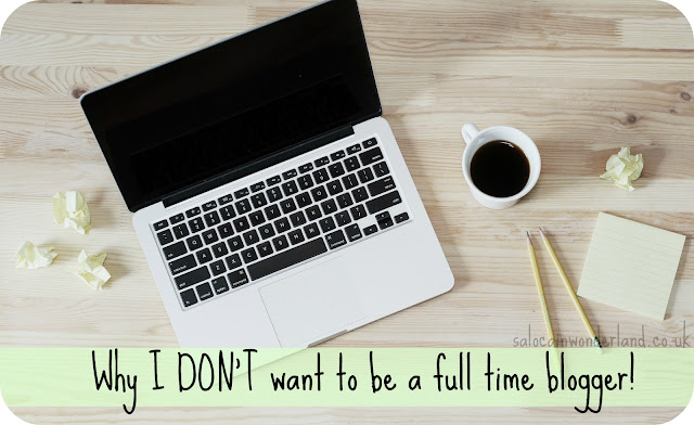 don't be a full time blogger