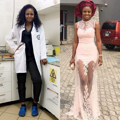 1 Beauty and brains! Check out photos of a stunning Nigerian medical personnel
