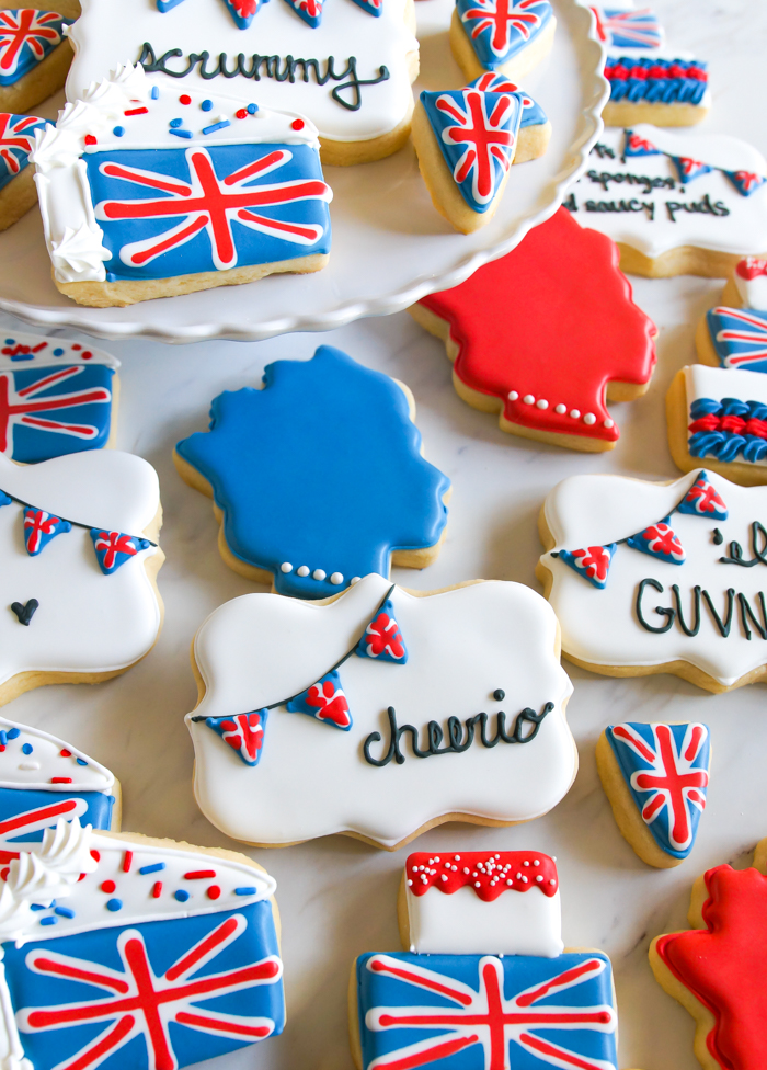 Great British Baking ShowInspired Cookies! Bake at 350°