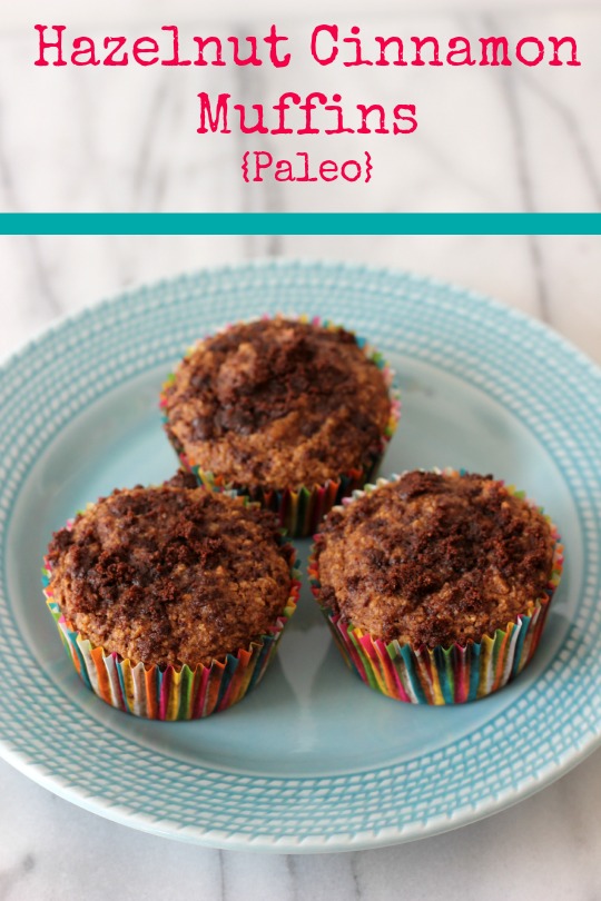Me and My Pink Mixer Hazelnut Cinnamon Muffins {Paleo}