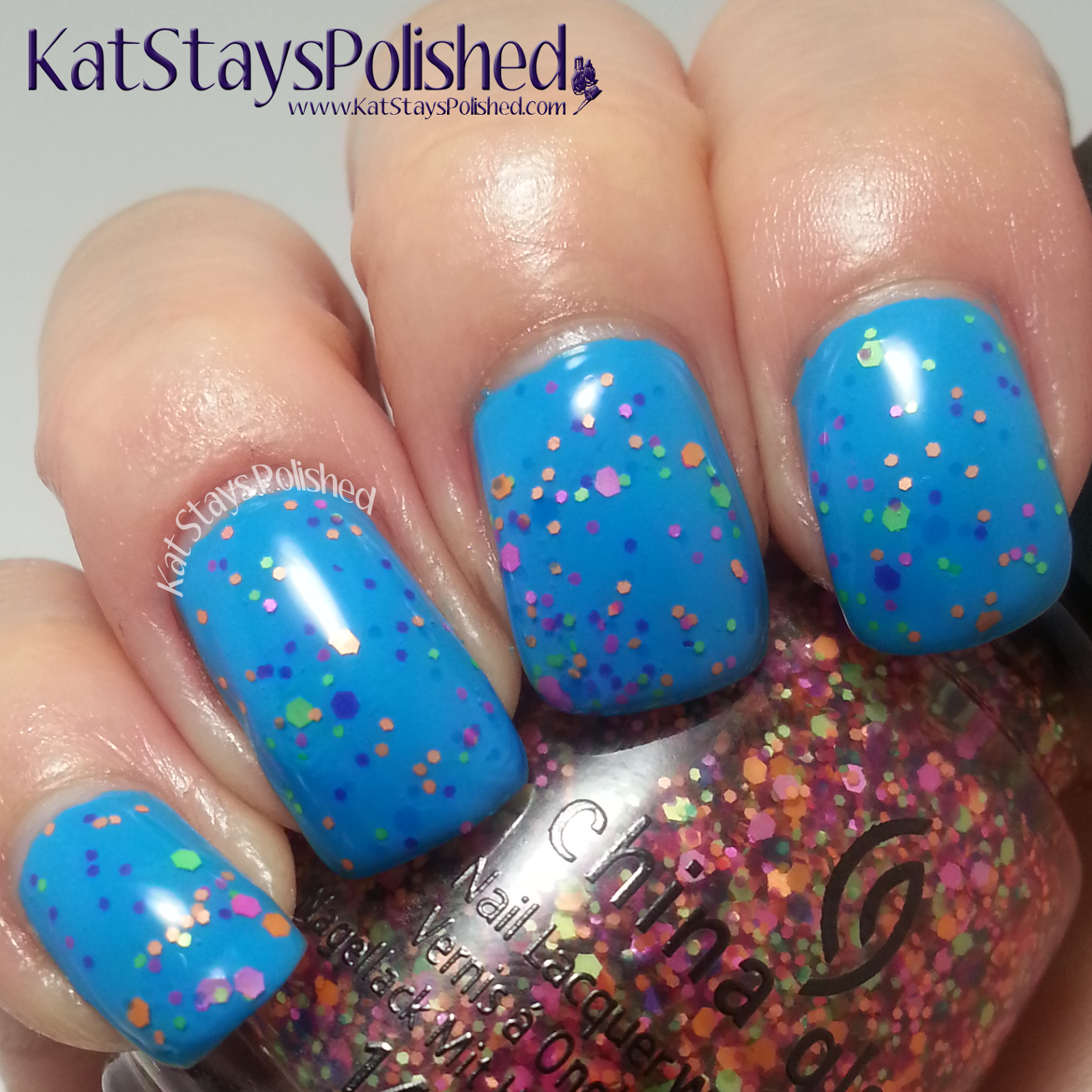 China Glaze Electric Nights - Point Me to the Party | Kat Stays Polished
