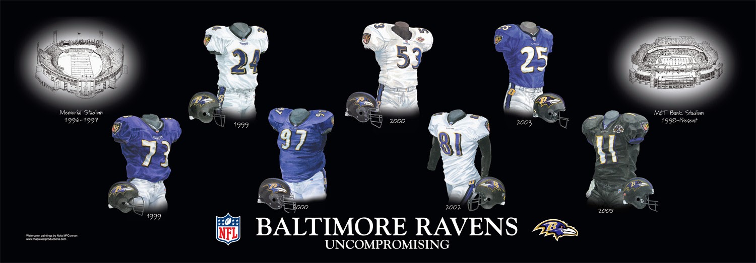baltimore ravens uniforms