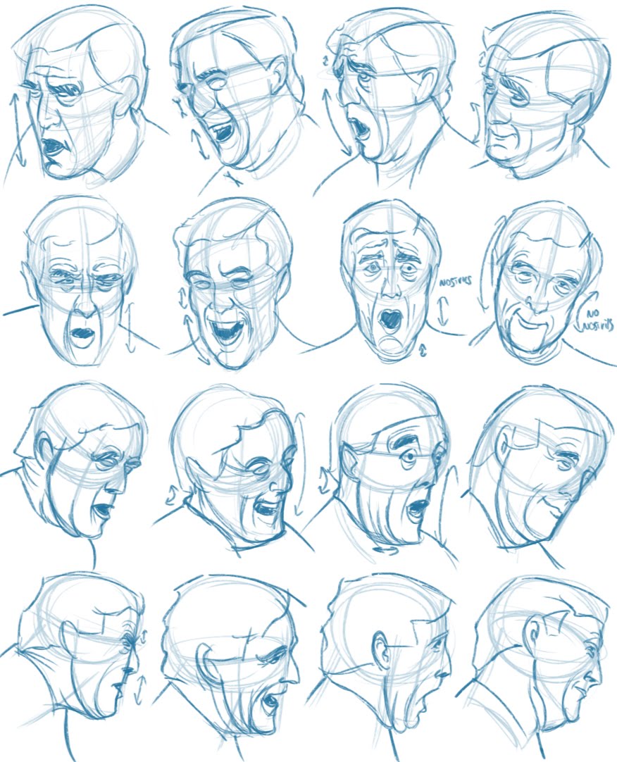 Gillianimation Head Studies