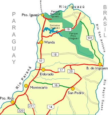 Puerto Iguazú Mapa Imagen