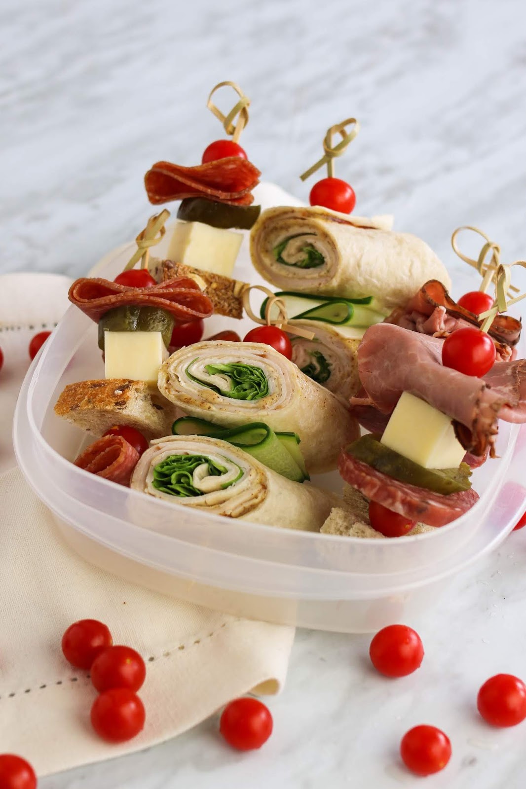 Ginger Rose Back To School Essential Sandwich Kabob Packed Lunch