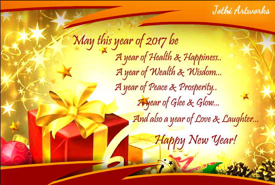 new year greeting card design