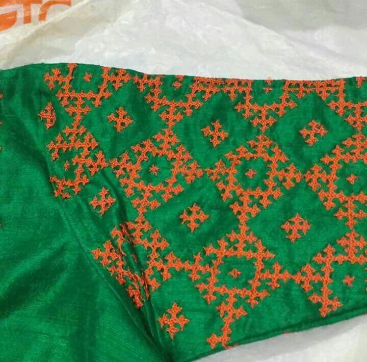 Beautiful Kutch work embroidery Blouse Designs Online