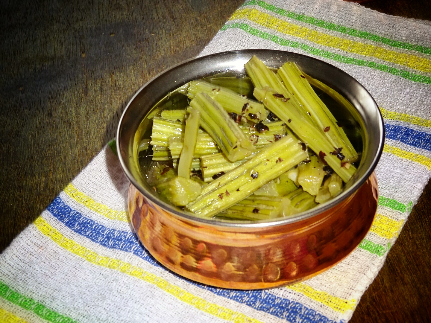 Veg Indian Good Food Recipes.. Drumsticks in black pepper (Sahjan