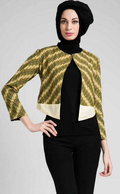 Gambar Baju Batik Muslim Blazer Gambar Baju Batik Muslim Blazer