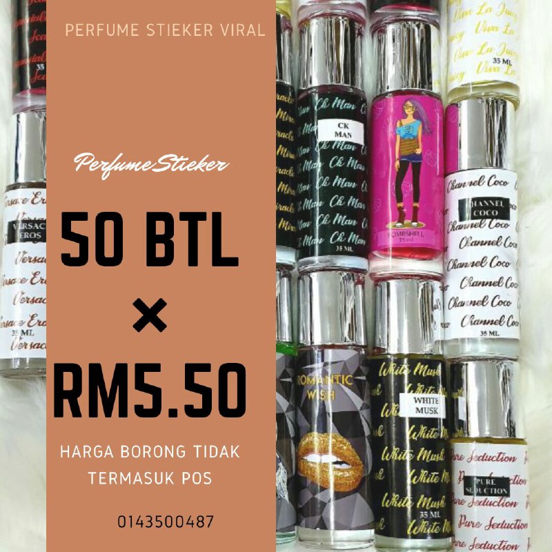 Harga Borong Perfume Viral Yang Akan Buat Korang Masyukkk