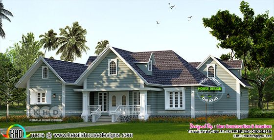 1688 square feet 3 bedroom sloping roof house