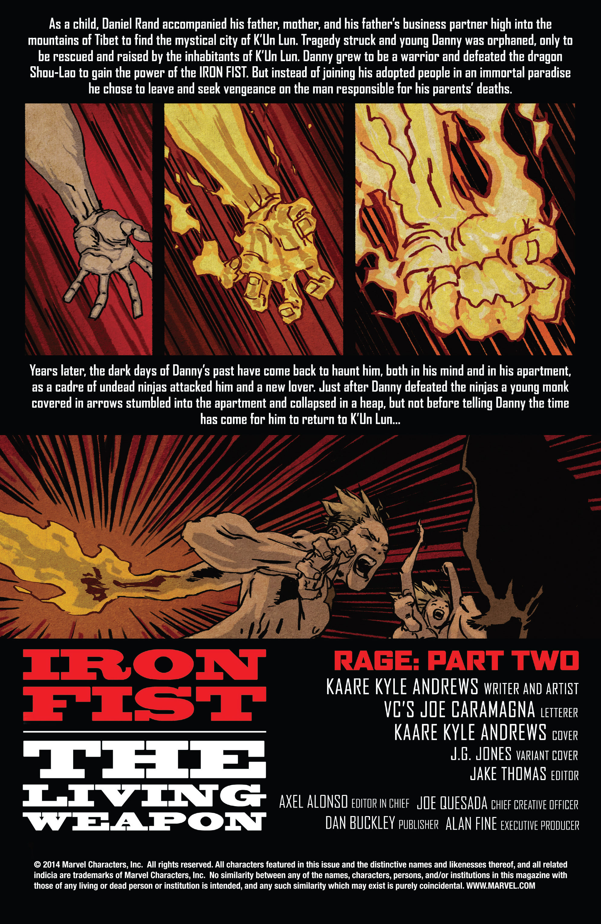 Read online Iron Fist: The Living Weapon comic -  Issue #2 - 2