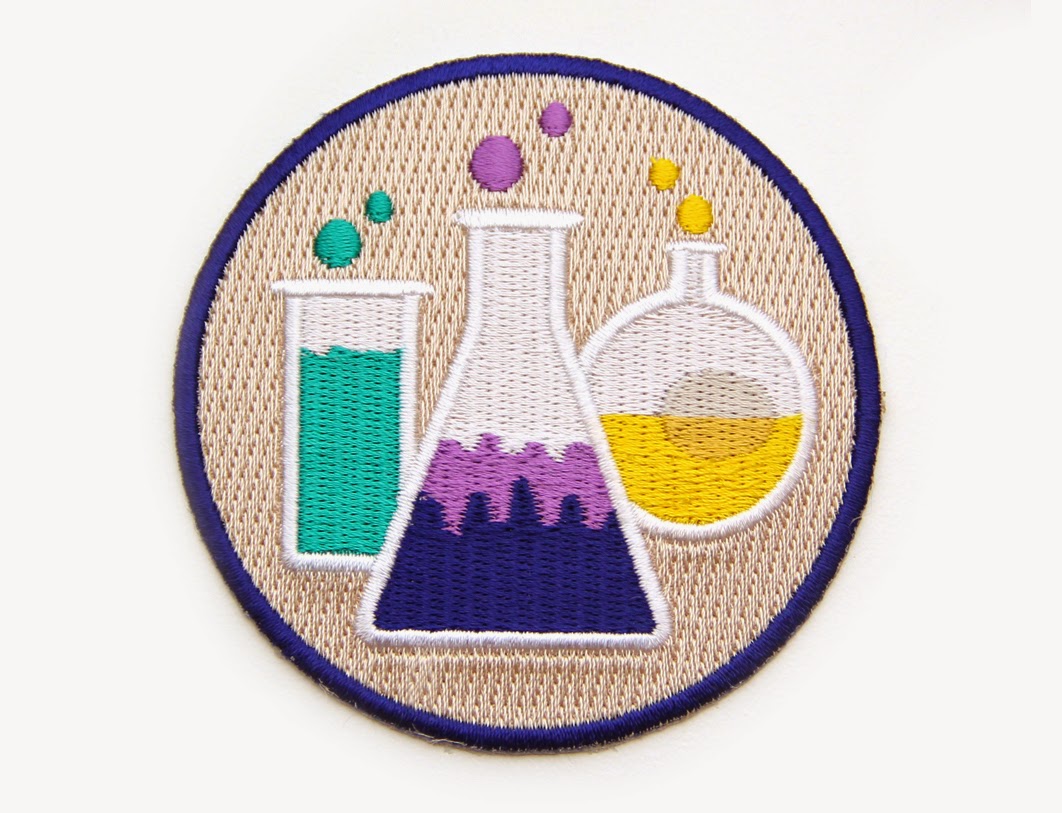 Zipper Teeth Science Patches
