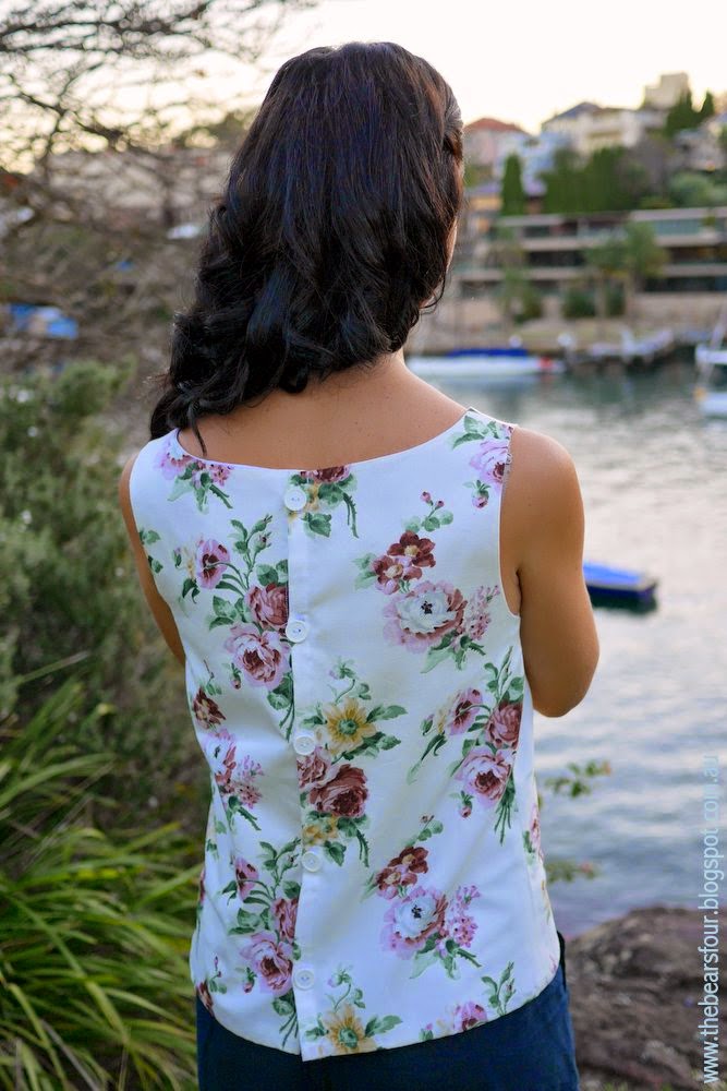 the bears four: free boat neck top pattern + tutorial