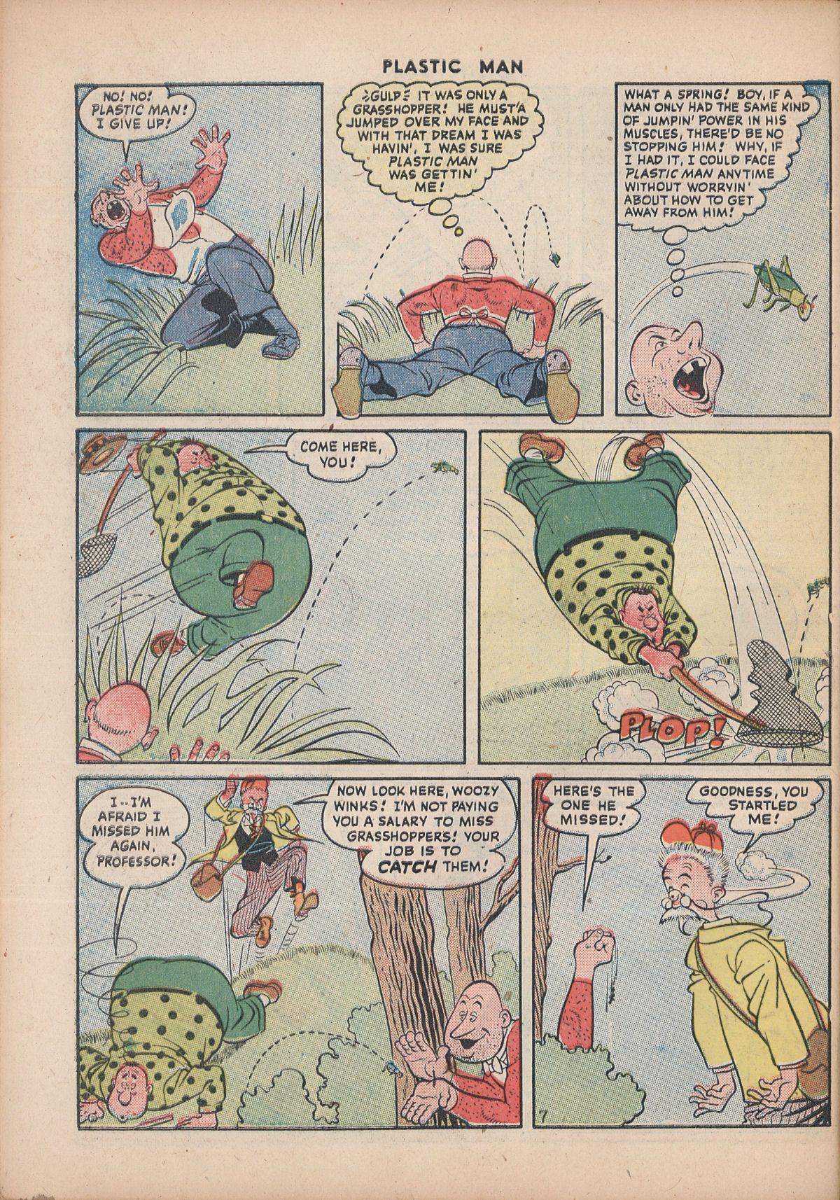 Read online Plastic Man (1943) comic -  Issue #6 - 42