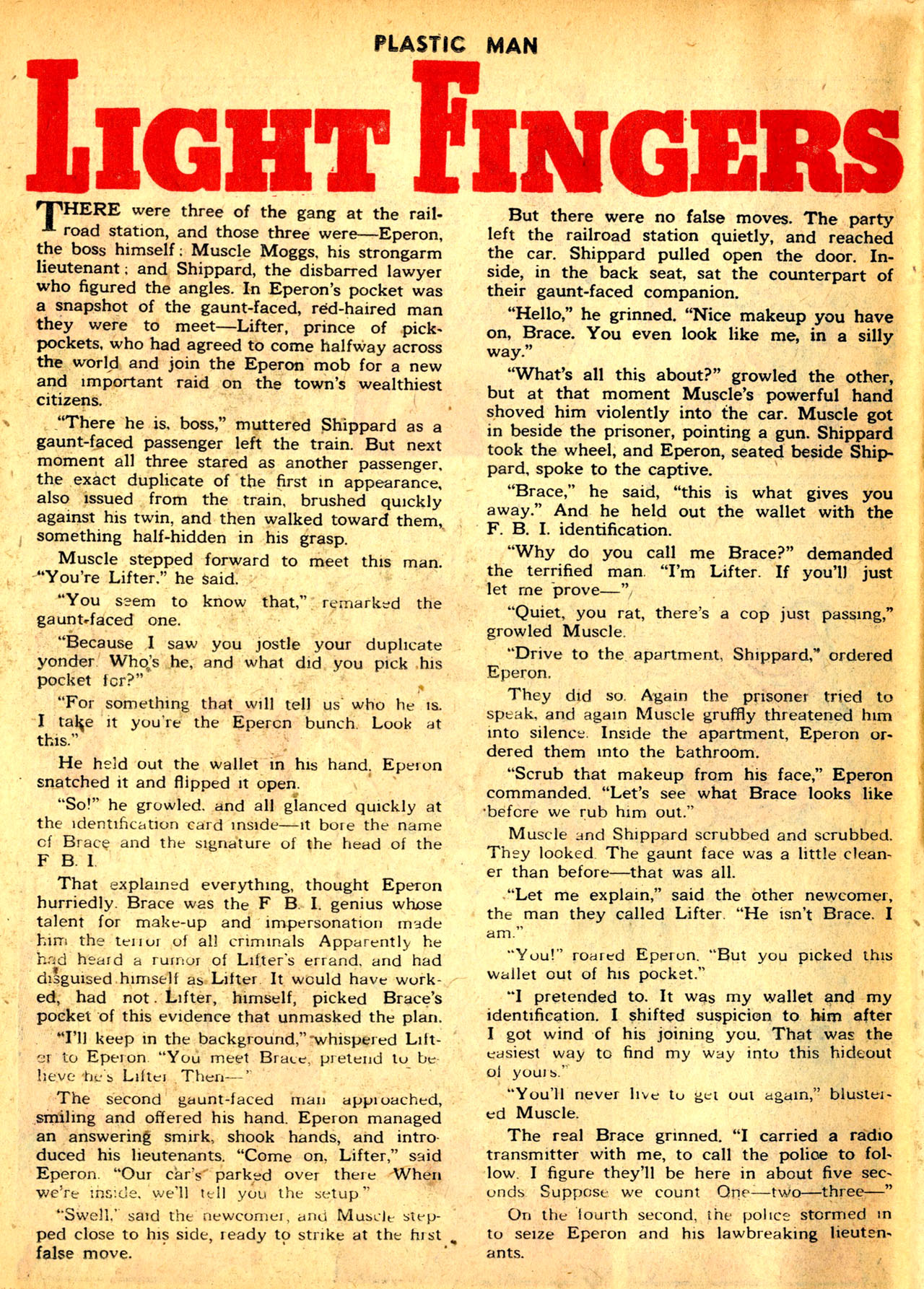 Read online Plastic Man (1943) comic -  Issue #23 - 26