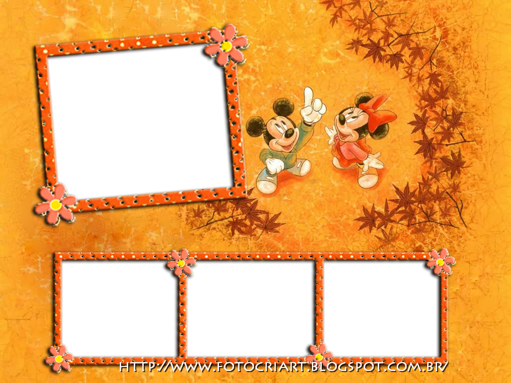 Fotocriart: Molduras do Mickey e Minnie