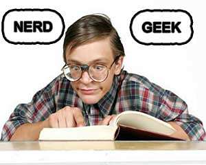 Rótulos nerd e geek