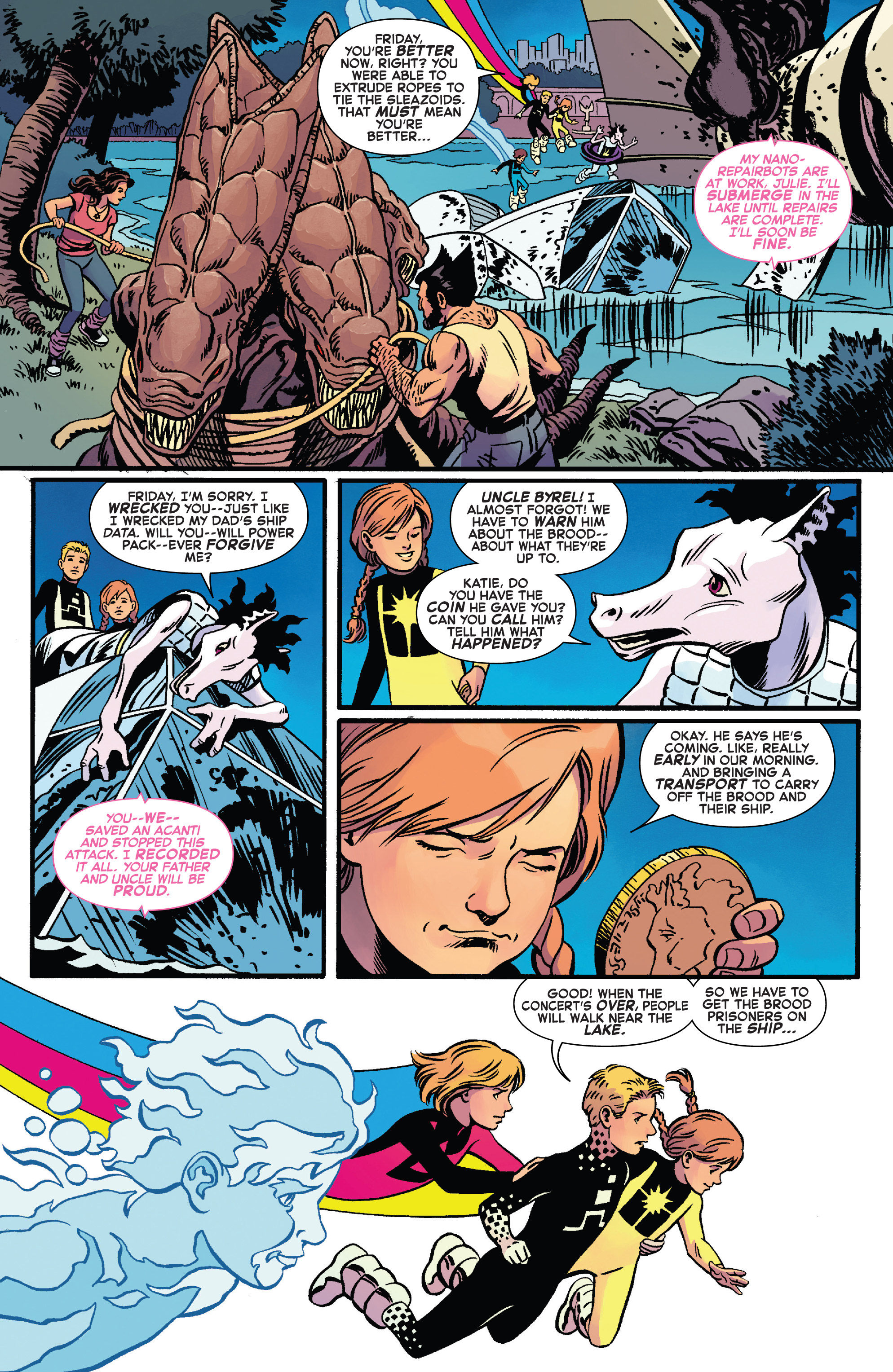 Read online Power Pack: Grow Up! comic -  Issue # Full - 22