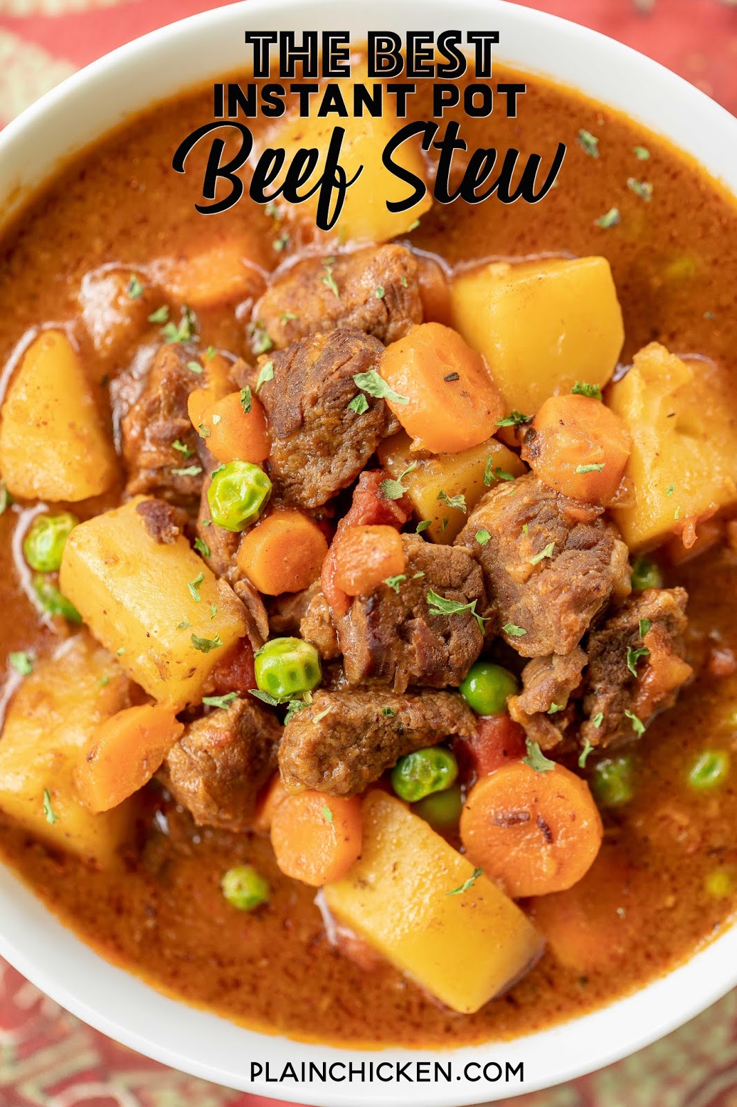 Instant Pot Beef Stew Plain Chicken®