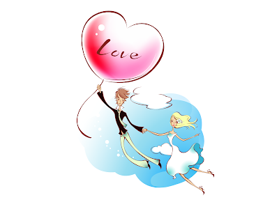 4 ilustraciones PNG para el Día del Amor y la Amistad