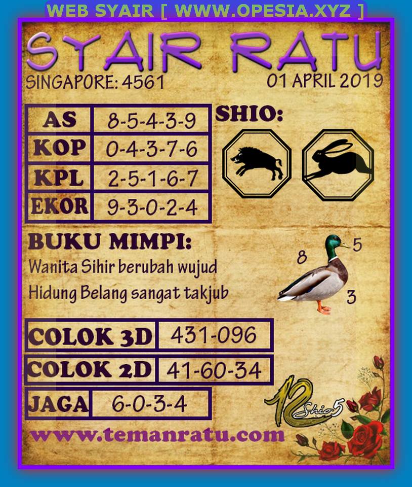 9+ Prediksi Syair Sgp Asiktoto