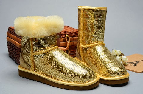 ugg sparkle gold