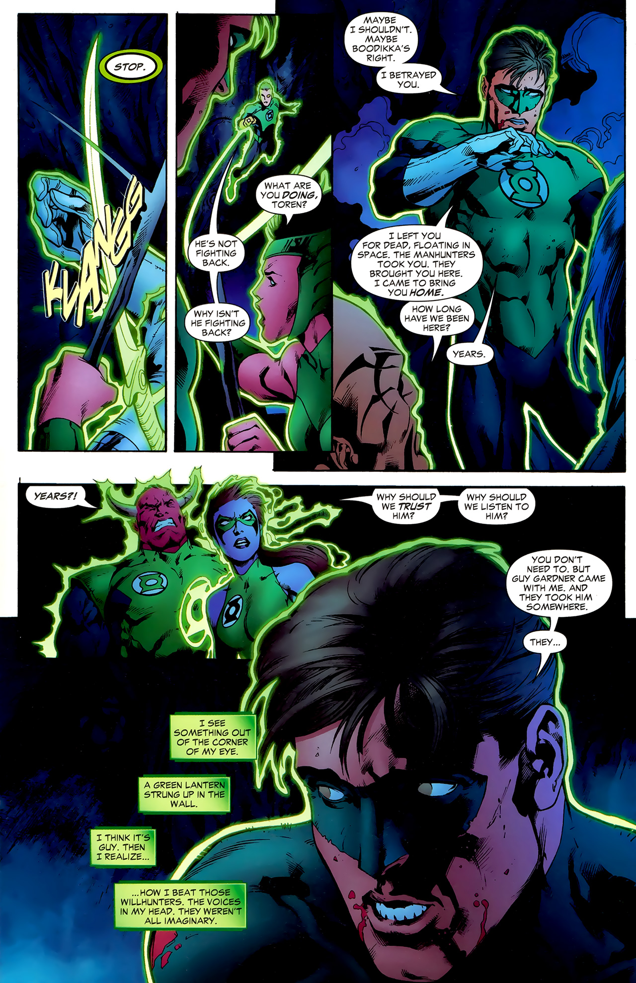 Read online Green Lantern (2005) comic -  Issue #12 - 19