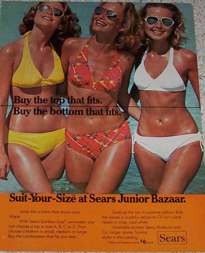 Kathy Loghry Blogspot: Sizzlin' Sears Swimsuits - Part 4, Print Ads