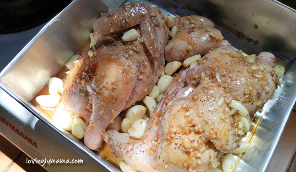 40-Clove Garlic chicken recipe - chicken dish - homecooking - free recipe - Bacolod mommy blogger