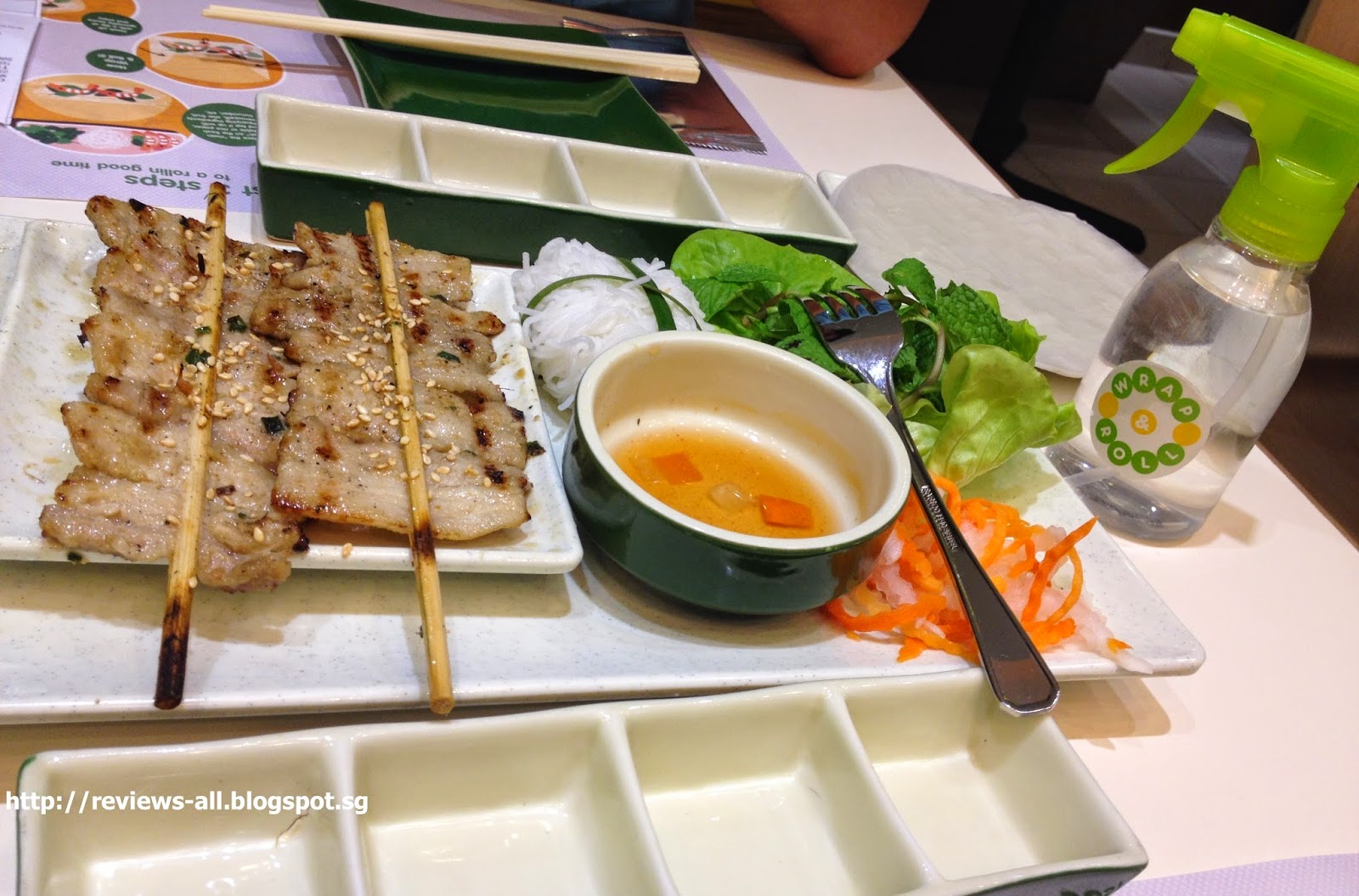 We'll Tell You A&W Couple's Blog Wrap & Roll Singapore