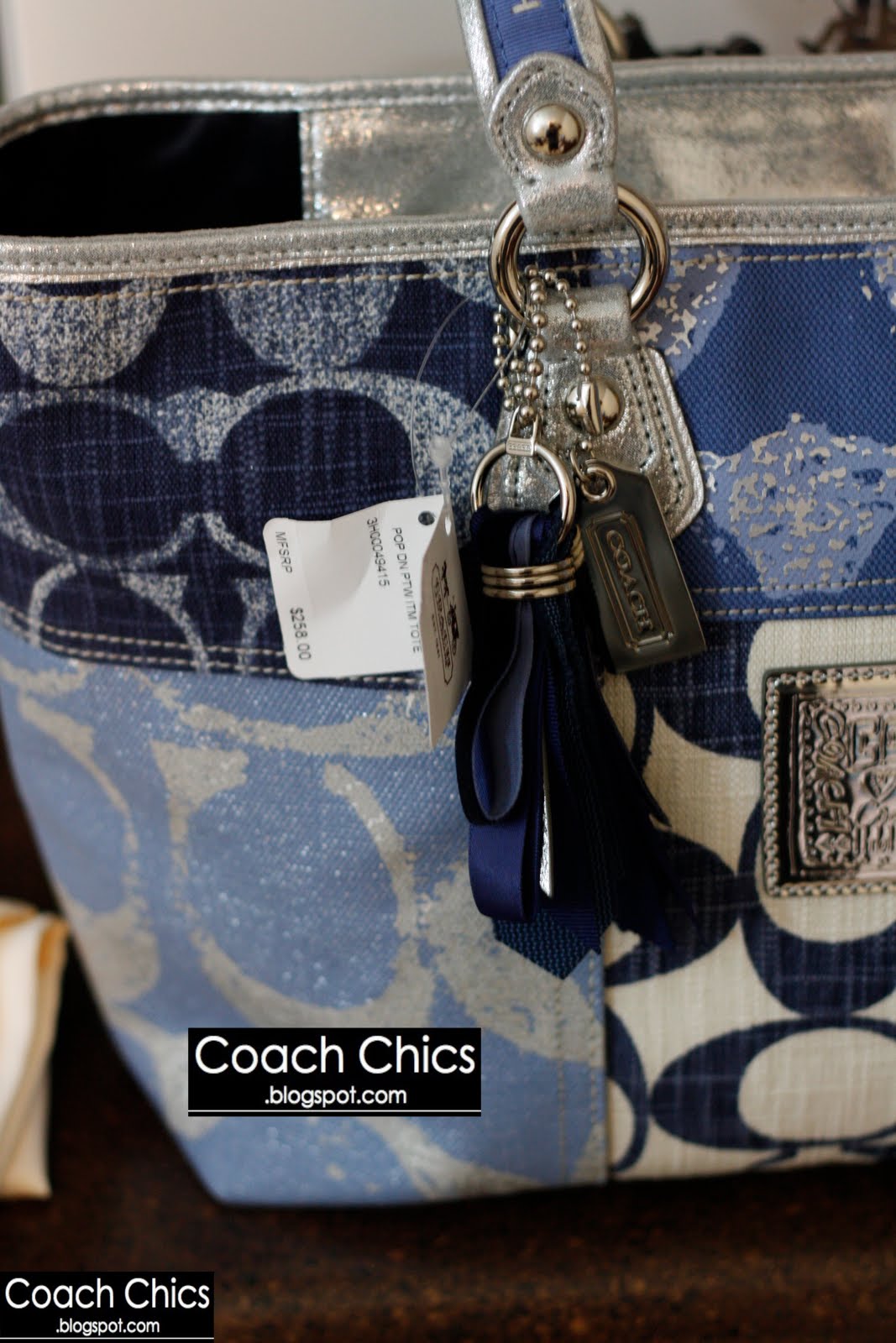Coach Chics LIMITED TIME COACH SALE Poppy Denim Patchwork Tote