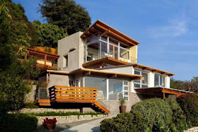 decora y disena: Casa Moderna de Playa con vistas a Laguna Beach California