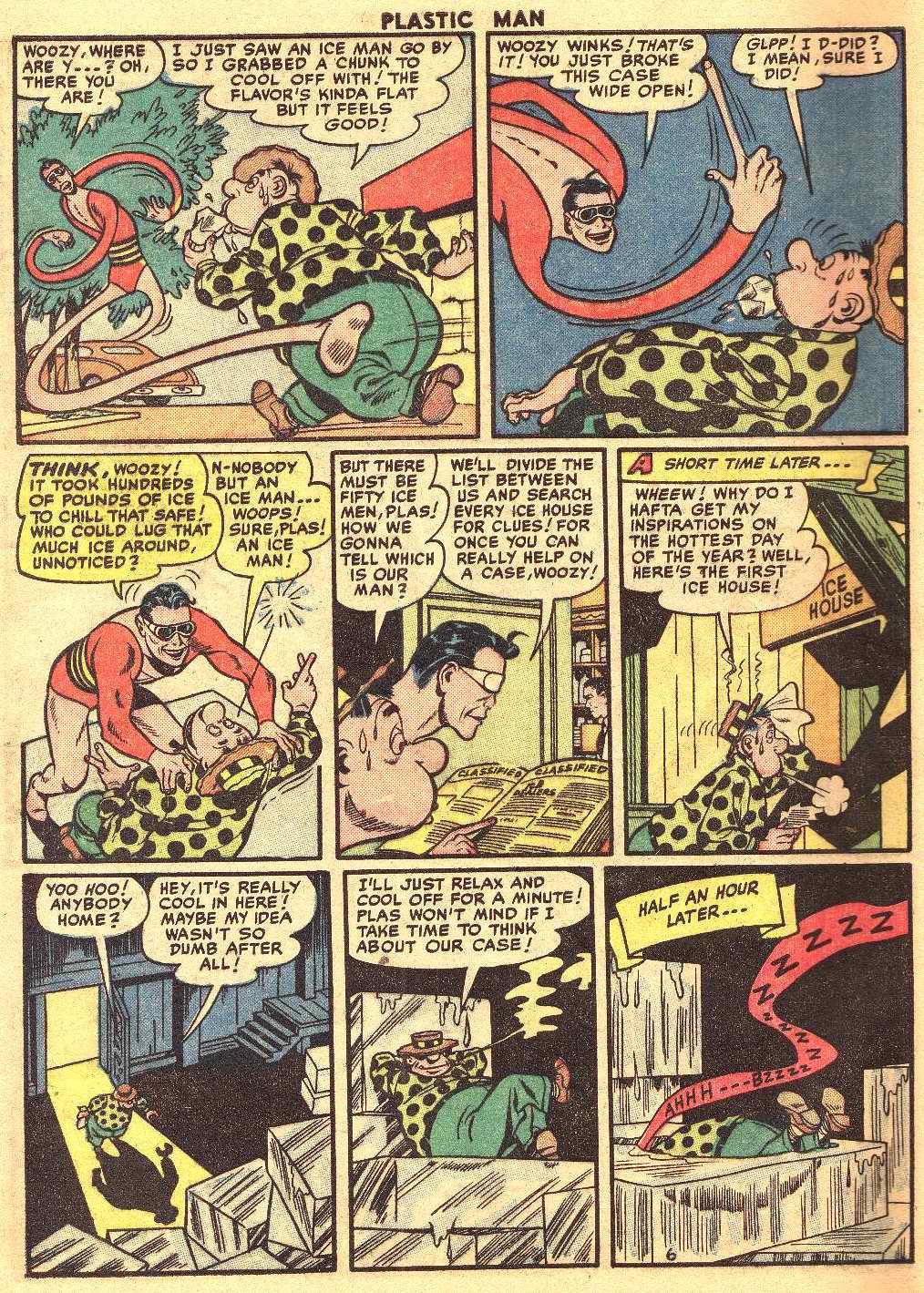 Read online Plastic Man (1943) comic -  Issue #32 - 9