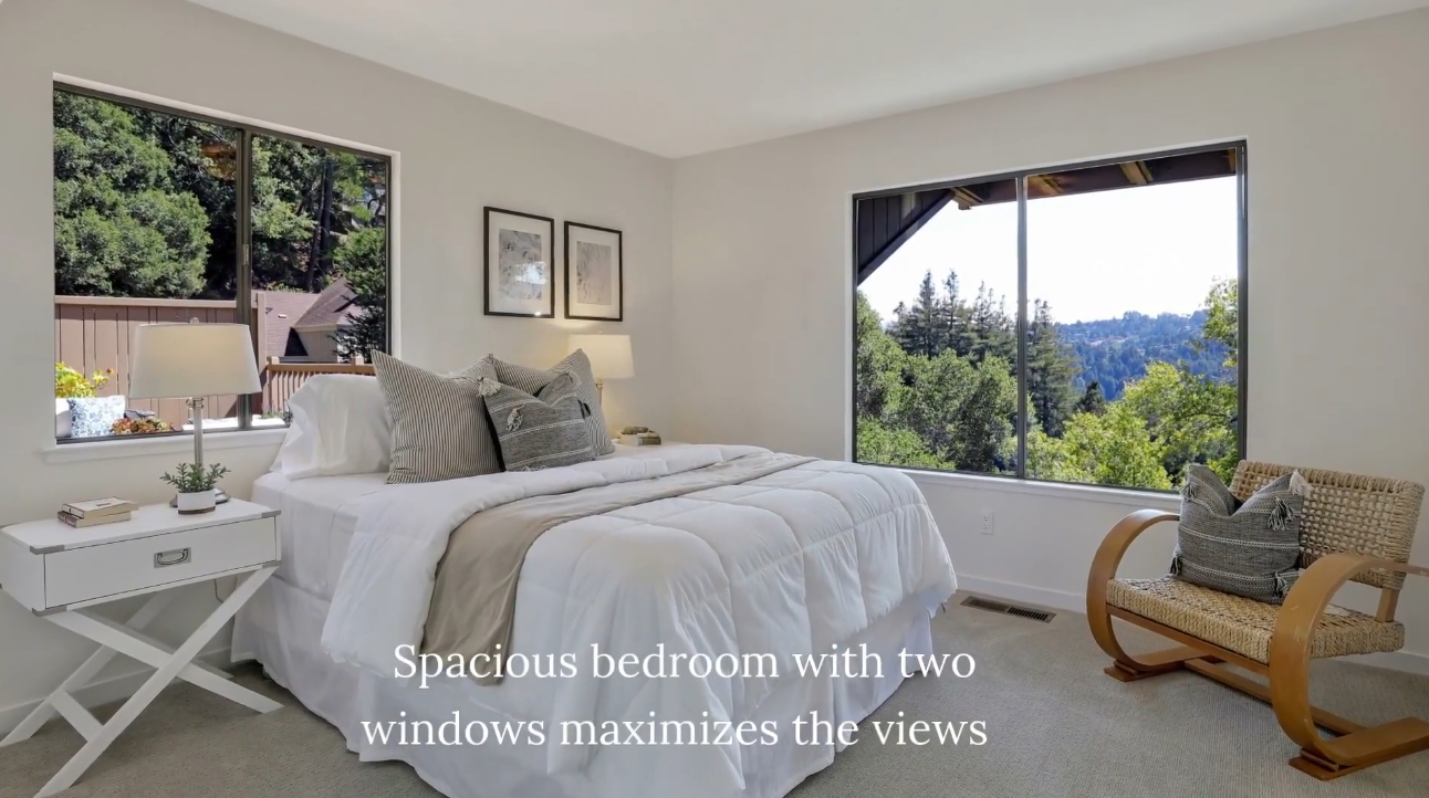 24 Photos vs. 54 Greenwood Way, Mill Valley, CA Home Interior Design Tour