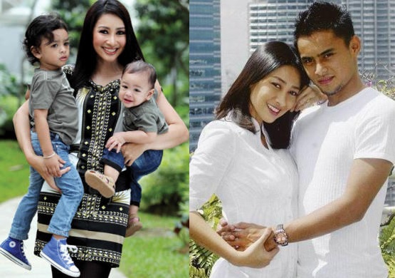 Keluarga Rita Rudaini dan Aidil Zafuan Bersama Anak