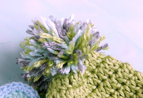 Baby Boy Hats: Crochet Bear and Pom- Grow Creative