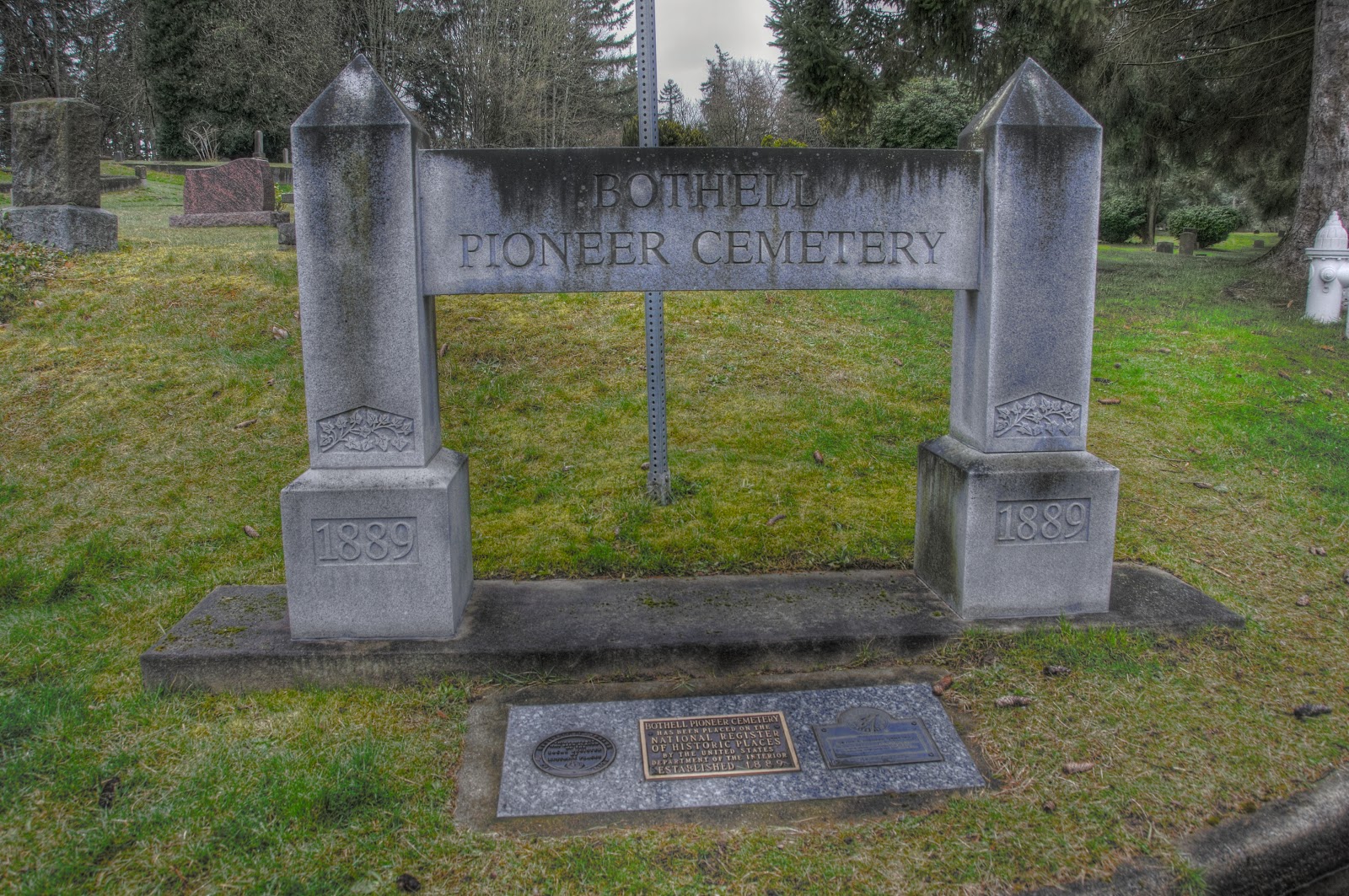cemeteries i have known and loved Bothell Pioneer Cemetery