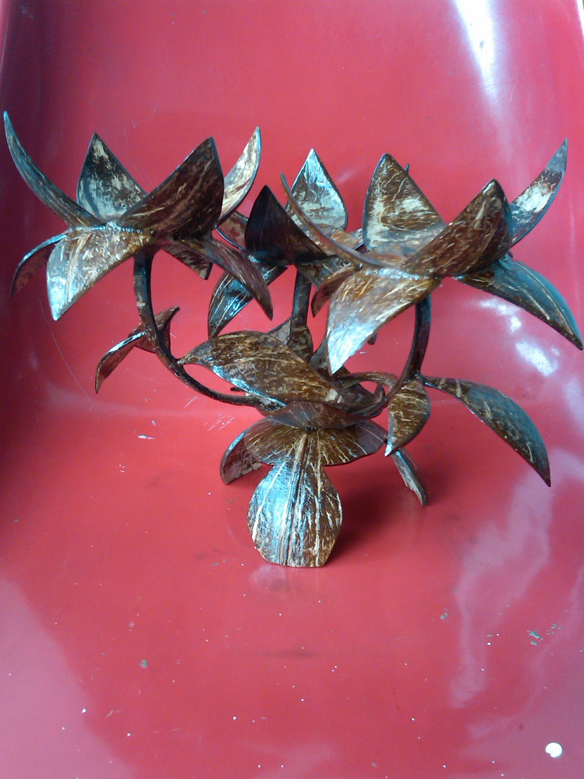 Coconut Shell Crafts From West Java Coconuts Shell art from West Java