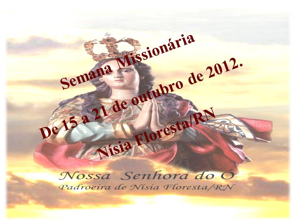 Comunidade Servos da Divina Misericórdia Missão Natal RN outubro 2012