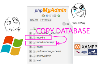 phpMyAdmin copy database tutorial