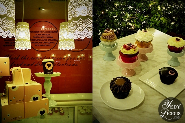 Different Flavors of Larcy's Cupcakes