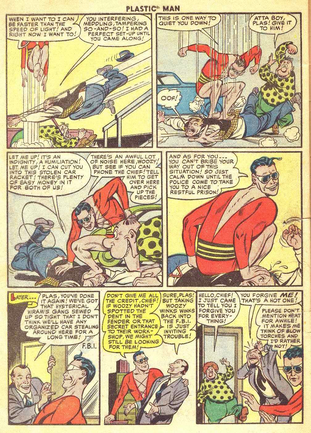 Read online Plastic Man (1943) comic -  Issue #51 - 32