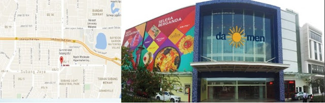 lokasi container artbox di da men mall