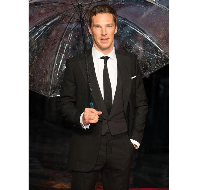 El actor benedict Cumberbatch alfombra roja