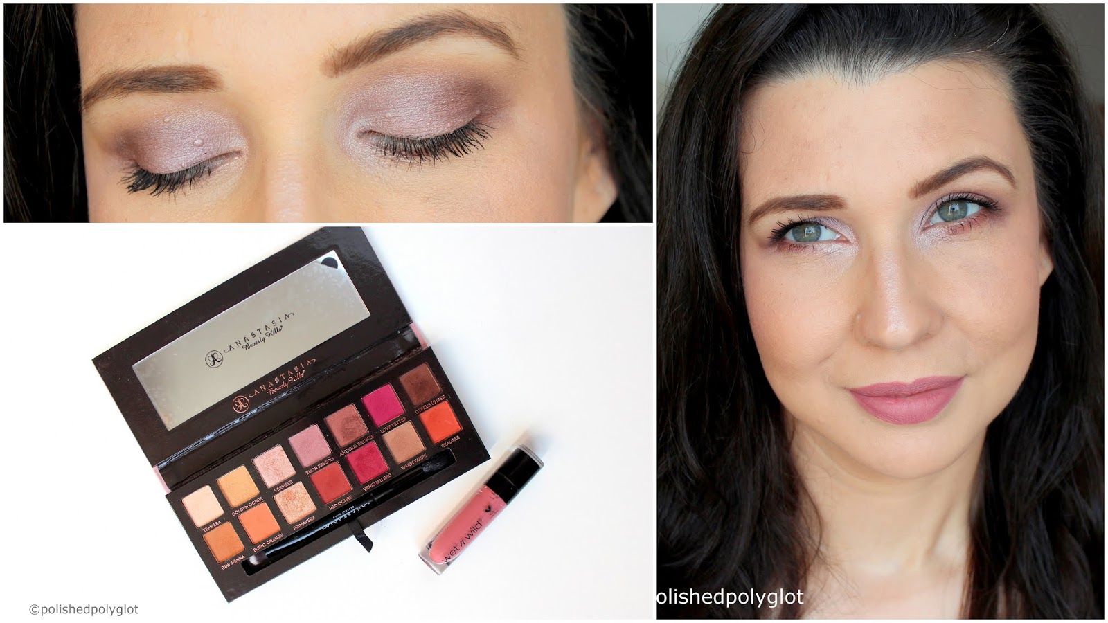 Makeup │ Soft look in Dusty Rose and Brown for the Monday Shadow