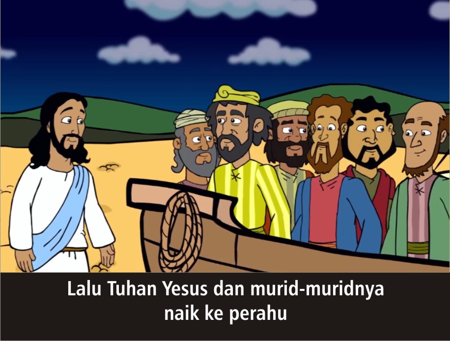 Komik Alkitab Anak Tuhan Yesus Meredakan Angin Ribut
