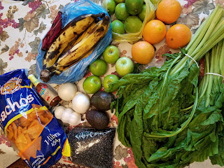 fruits and vegetables from the market in guatemala